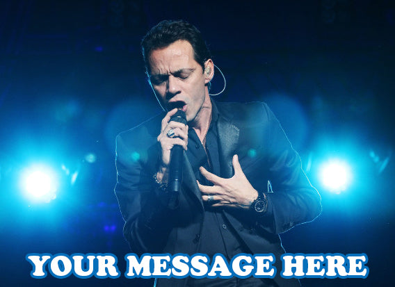 Marc Anthony Edible Image Cake Topper Personalized Birthday Sheet Decoration Custom Party Frosting Transfer Fondant
