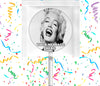Marilyn Monroe Lollipops Party Favors Personalized Suckers 12 Pcs