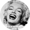 Marilyn Monroe Edible Image Cake Topper Personalized Birthday Sheet Custom Frosting Round Circle