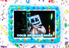 Marshmello Edible Image Cake Topper Personalized Birthday Sheet Decoration Custom Party Frosting Transfer Fondant