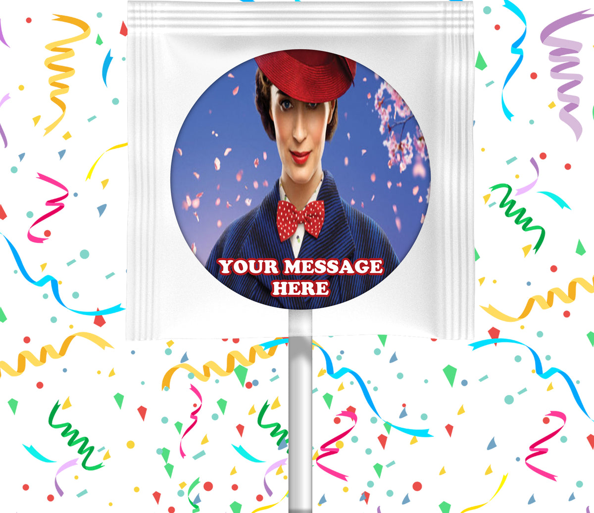 Mary Poppins Returns Lollipops Party Favors Personalized Suckers 12 Pcs