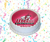 UMass Minutemen Edible Image Cake Topper Personalized Birthday Sheet Custom Frosting Round Circle