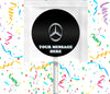 Mercedes Benz Lollipops Party Favors Personalized Suckers 12 Pcs