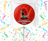 Miami Redhawks Lollipops Party Favors Personalized Suckers 12 Pcs