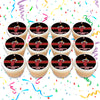 Miami Heat Edible Cupcake Toppers (12 Images) Cake Image Icing Sugar Sheet
