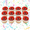 Miami Redhawks Edible Cupcake Toppers (12 Images) Cake Image Icing Sugar Sheet