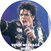 Michael Jackson Edible Image Cake Topper Personalized Birthday Sheet Custom Frosting Round Circle