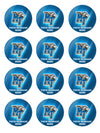 Middle Tennessee State University Edible Cupcake Toppers (12 Images) Cake Image Icing Sugar Sheet
