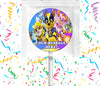 Paw Patrol Mighty Pups Lollipops Party Favors Personalized Suckers 12 Pcs