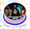 Migos Edible Image Cake Topper Personalized Birthday Sheet Custom Frosting Round Circle