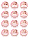 Miley Cyrus Edible Cupcake Toppers (12 Images) Cake Image Icing Sugar Sheet