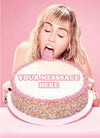 Miley Cyrus Edible Image Cake Topper Personalized Birthday Sheet Decoration Custom Party Frosting Transfer Fondant