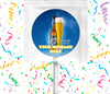 Miller Lite Lollipops Party Favors Personalized Suckers 12 Pcs