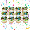 Minecraft Edible Cupcake Toppers (12 Images) Cake Image Icing Sugar Sheet
