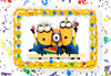 Minions Edible Image Cake Topper Personalized Birthday Sheet Decoration Custom Party Frosting Transfer Fondant