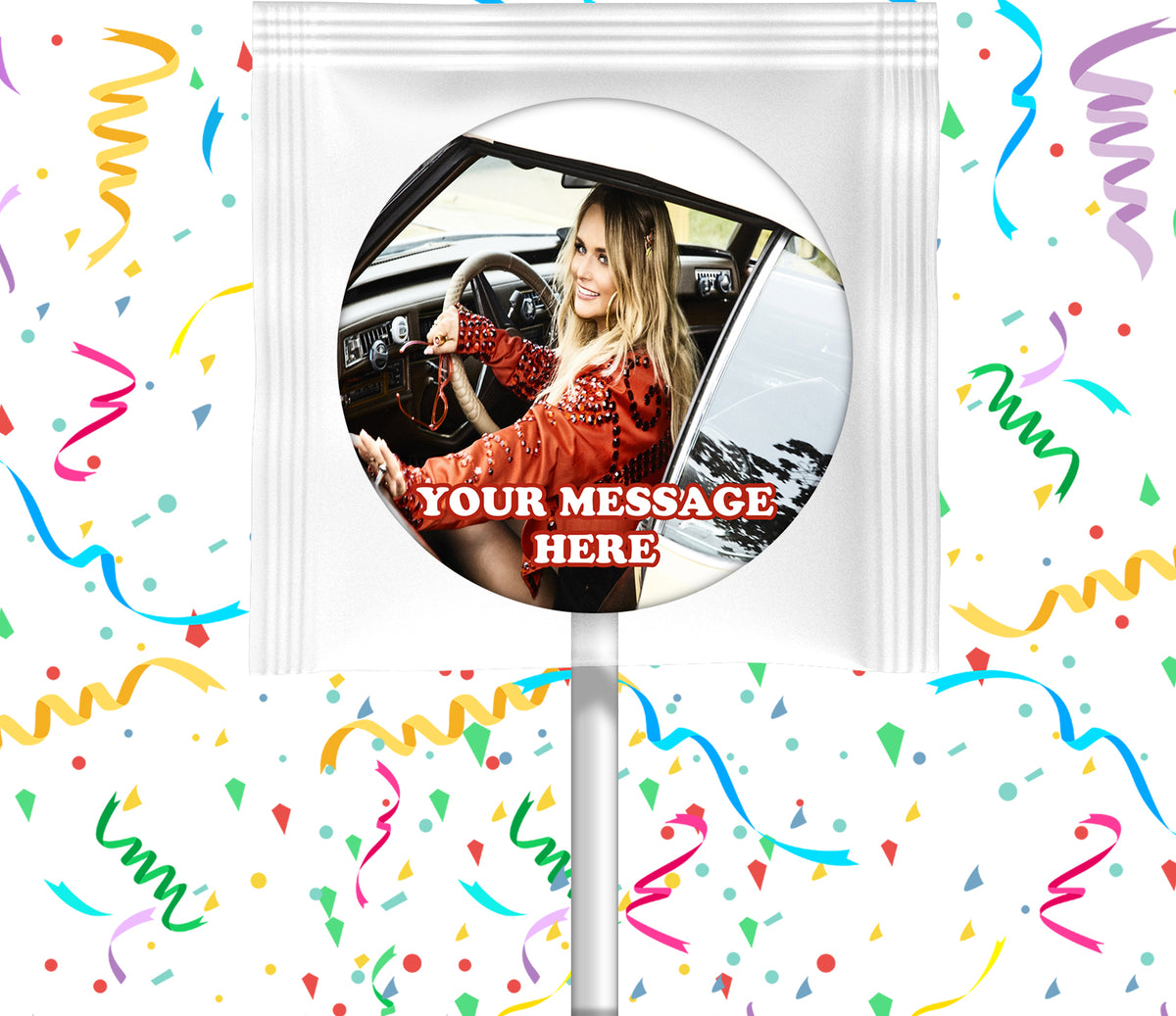 Miranda Lambert Lollipops Party Favors Personalized Suckers 12 Pcs