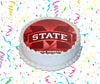 Mississippi State University Edible Image Cake Topper Personalized Birthday Sheet Custom Frosting Round Circle