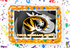 Missouri Tigers Edible Image Cake Topper Personalized Birthday Sheet Decoration Custom Party Frosting Transfer Fondant