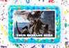 Monster Hunter World Edible Image Cake Topper Personalized Birthday Sheet Decoration Custom Party Frosting Transfer Fondant