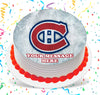 Montreal Canadiens Edible Image Cake Topper Personalized Birthday Sheet Custom Frosting Round Circle