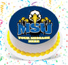 Morehead State Eagles Edible Image Cake Topper Personalized Birthday Sheet Custom Frosting Round Circle