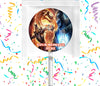 Mortal Kombat Lollipops Party Favors Personalized Suckers 12 Pcs