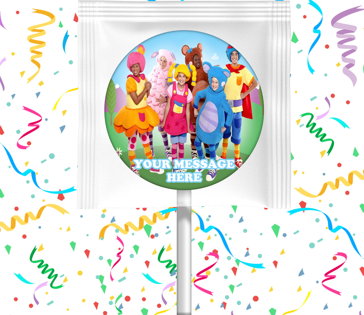Mother Goose Club Lollipops Party Favors Personalized Suckers 12 Pcs