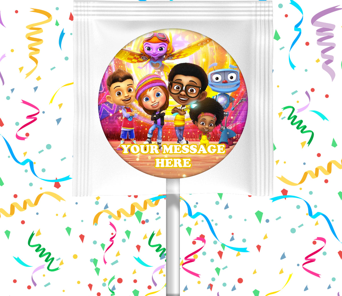 Motown Magic Lollipops Party Favors Personalized Suckers 12 Pcs