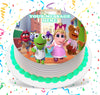 Muppet Babies Edible Image Cake Topper Personalized Birthday Sheet Custom Frosting Round Circle
