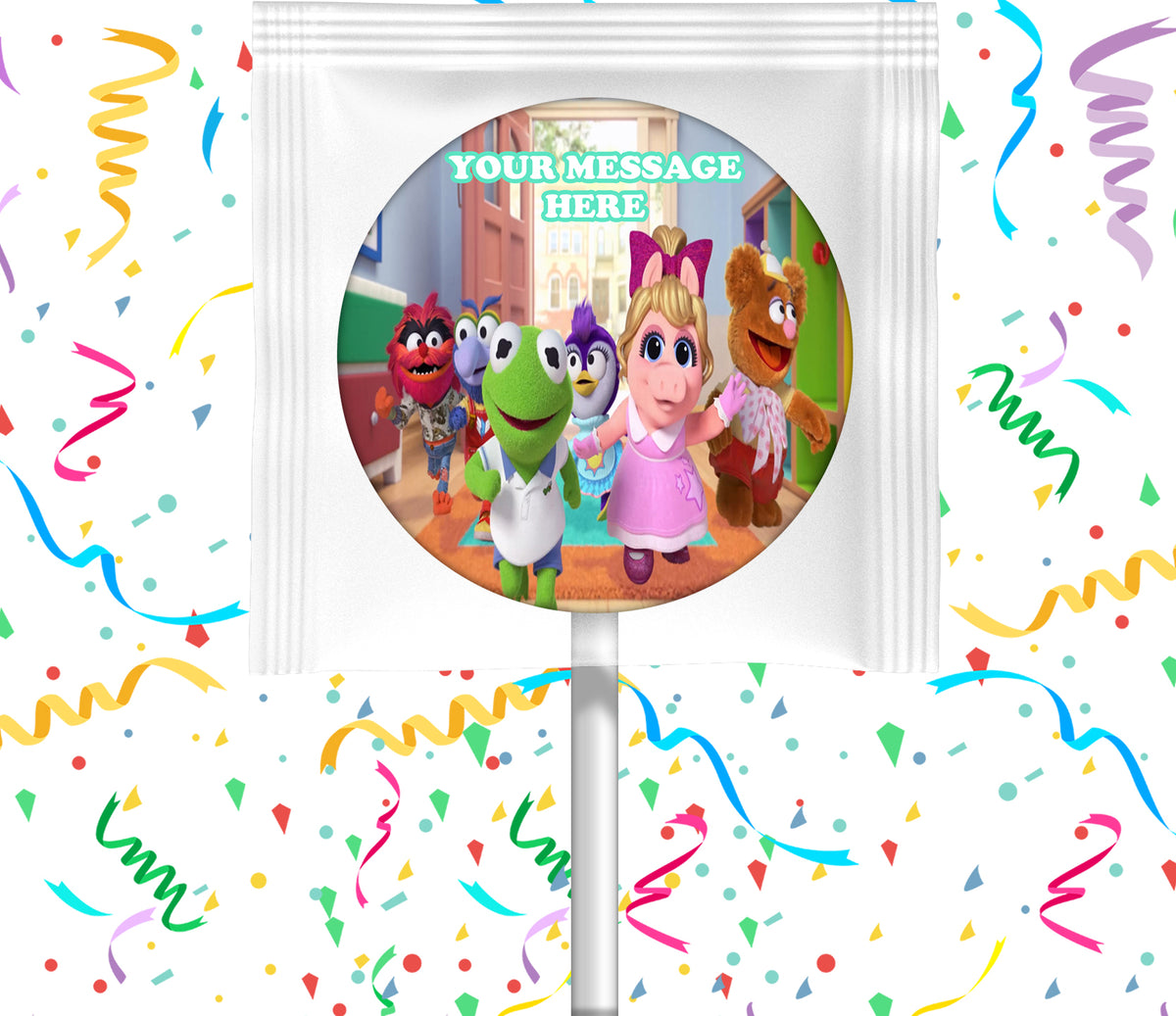 Muppet Babies Lollipops Party Favors Personalized Suckers 12 Pcs