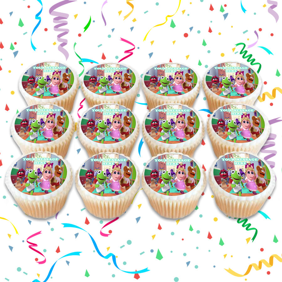 Muppet Babies Edible Cupcake Toppers (12 Images) Cake Image Icing Sugar Sheet