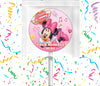 Minnie Mouse Lollipops Party Favors Personalized Suckers 12 Pcs