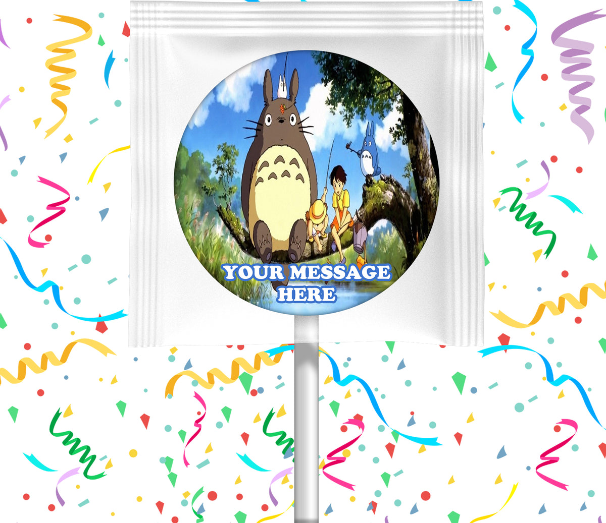 My Neighbor Totoro Lollipops Party Favors Personalized Suckers 12 Pcs