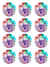 My Little Pony Edible Cupcake Toppers (12 Images) Cake Image Icing Sugar Sheet