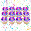 JoJo Siwa Edible Cupcake Toppers (12 Images) Cake Image Icing Sugar Sheet