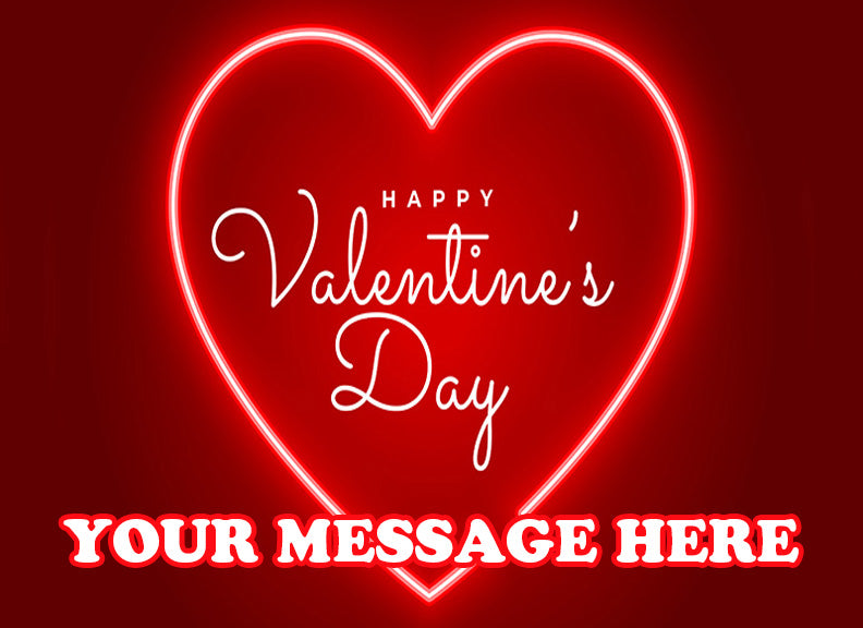 Valentine's Day Edible Image Cake Topper Personalized Frosting Icing Sheet Custom