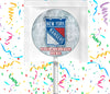 New York Rangers Lollipops Party Favors Personalized Suckers 12 Pcs