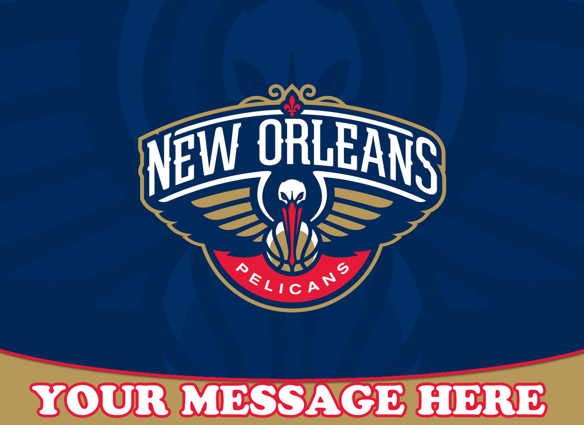 New Orleans Pelicans Edible Image Cake Topper Personalized Birthday Sheet Decoration Custom Party Frosting Transfer Fondant