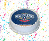 New Orleans Pelicans Edible Image Cake Topper Personalized Birthday Sheet Custom Frosting Round Circle