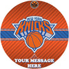 New York Knicks Edible Image Cake Topper Personalized Birthday Sheet Custom Frosting Round Circle