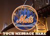 New York Mets Edible Image Cake Topper Personalized Birthday Sheet Decoration Custom Party Frosting Transfer Fondant