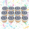 New York Yankees Edible Cupcake Toppers (12 Images) Cake Image Icing Sugar Sheet