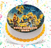 Nexo Knights Edible Image Cake Topper Personalized Birthday Sheet Custom Frosting Round Circle