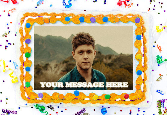 Niall Horan Edible Image Cake Topper Personalized Birthday Sheet Decoration Custom Party Frosting Transfer Fondant