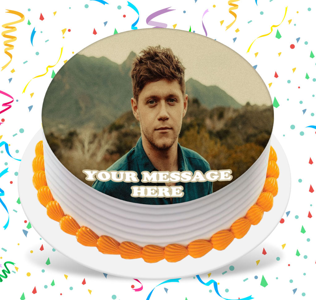 Niall Horan Edible Image Cake Topper Personalized Birthday Sheet Custom Frosting Round Circle