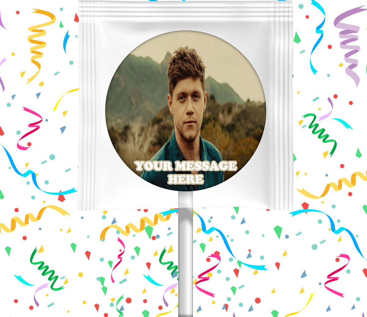 Niall Horan Lollipops Party Favors Personalized Suckers 12 Pcs