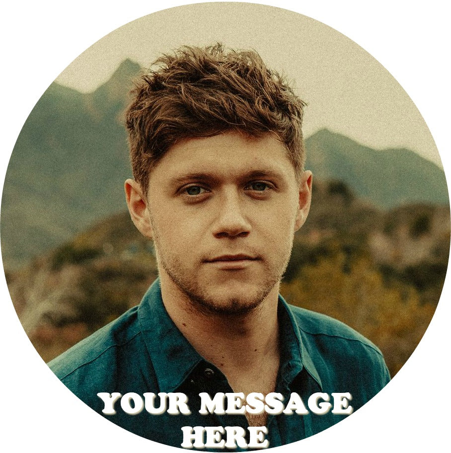 Niall Horan Edible Image Cake Topper Personalized Birthday Sheet Custom Frosting Round Circle