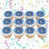 North Carolina Tar Heels Edible Cupcake Toppers (12 Images) Cake Image Icing Sugar Sheet