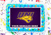 Northern Iowa Panthers Edible Image Cake Topper Personalized Birthday Sheet Decoration Custom Party Frosting Transfer Fondant