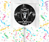 Las Vegas Oakland Raiders Lollipops Party Favors Personalized Suckers 12 Pcs